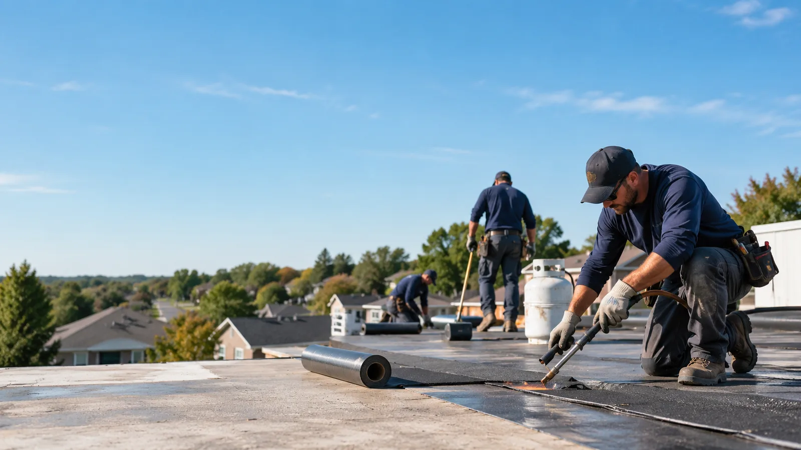Flat Roof Leak Repair providers in Almena, WI